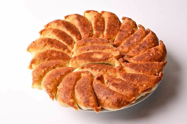 餃子の馬渡の「もっちり餃子」たれ・ラード付き10個入り　648円