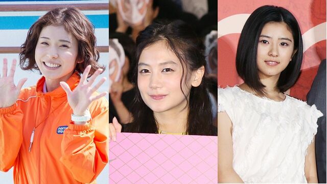 左から松岡茉優、清水富美加、黒島結菜