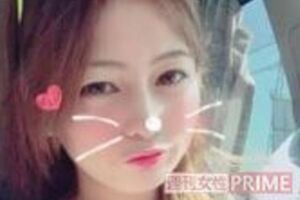 自撮りアプリでキメる長尾容疑者（SNSより）