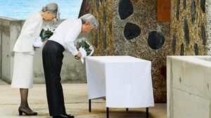 戦後70年には、慰霊のためパラオを訪問された（'15年4月）