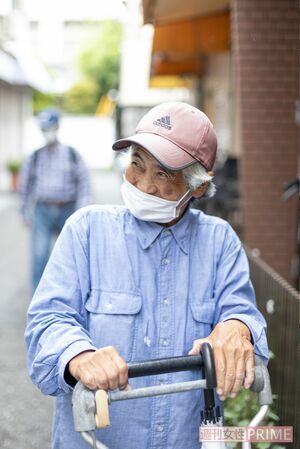 常連客の男性。 撮影/齋藤周造