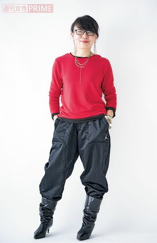 Basic（2）「同じロンTを色違いで重ねてもOK」