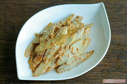 ごぼうのおかかマヨサラダ 撮影/松山絵美