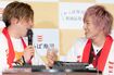 会見中、終始楽しそうにするEXIT