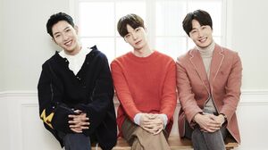 左からイ・ジョンシン、アン・ジェヒョン、チョン・イル　撮影／キム・ジヒョン