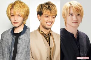 左から中村倫也、竹内涼真、神木隆之介