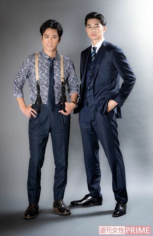 桐谷健太・東出昌大　撮影／佐藤靖彦