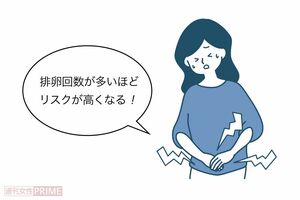 排卵回数が多いほどリスクが高くなる!