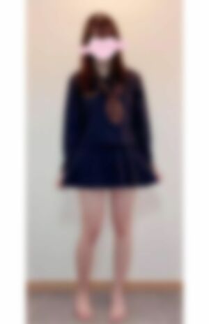 JKリフレに在籍していたと思われる女性の全身写真(現在は削除)