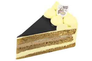 おさるのジョージ、幸せ！バナナのミルキーチョコケーキ（公式サイトより）