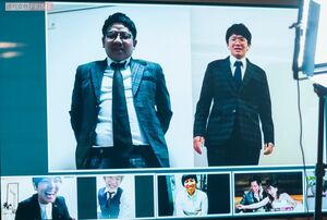 （『バンビーノ』藤田裕樹のオンライン結婚式の様子）