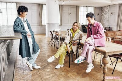 『新しい地図』稲垣吾郎、香取慎吾、草なぎ剛　撮影／廣瀬靖士