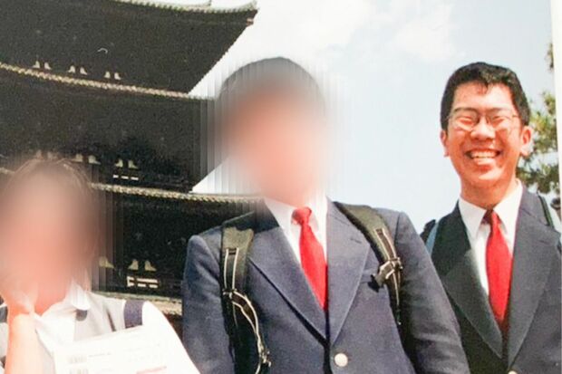 中学時代は地味な存在だったという樺沢容疑者だが、ガッシリした体格は目立っていた（中学校の卒業アルバムより）