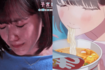 ドラマ『子宮恋愛』の告知と炎上した赤いきつねのウェブCM(Xより)
