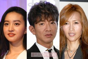 （左から）Koki,、木村拓哉、工藤静香