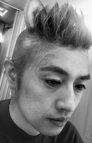 モヒカン時代の斎藤工(斎藤工公式インスタグラムより)