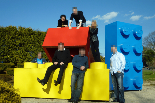 デンマークのレゴ本社にて