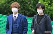 ドラマのロケに臨む伊野尾慧(左)と神宮寺勇太
