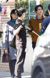 『クロサギ』ヒロイン役を務める黒島結菜（2022年11月、『クロサギ』ロケ）