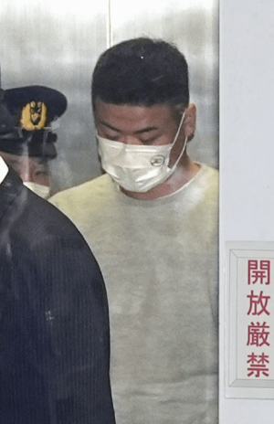 準備役の平山綾拳容疑者（写真／共同通信社）