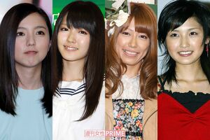 柴崎岳の妻・真野恵里菜、田中碧の彼女・鈴木愛理、田中将大の妻・里田まい、野上亮磨の妻・石川梨華