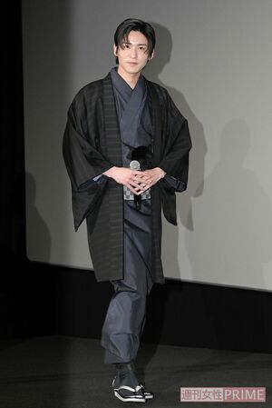 和装の美麗ショット目黒蓮／『わたしの幸せな結婚』　撮影／渡邉智裕