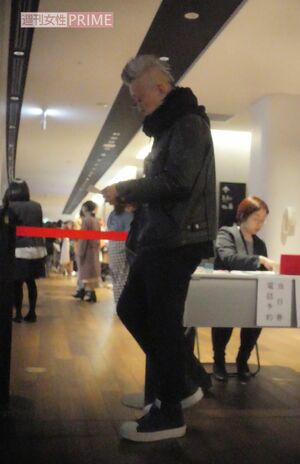 2020年3月にマルシアの出演舞台をひとりで見に来ていた松本直樹