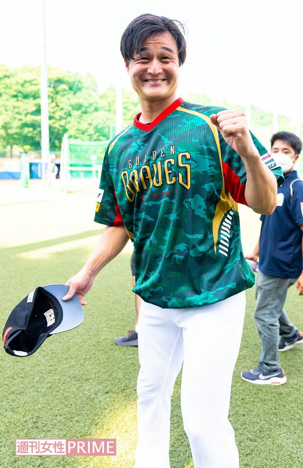 チーム練習に参加した『ティモンディ』の高岸宏行