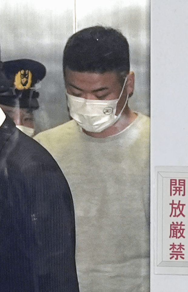 準備役の平山綾拳容疑者（写真／共同通信社）