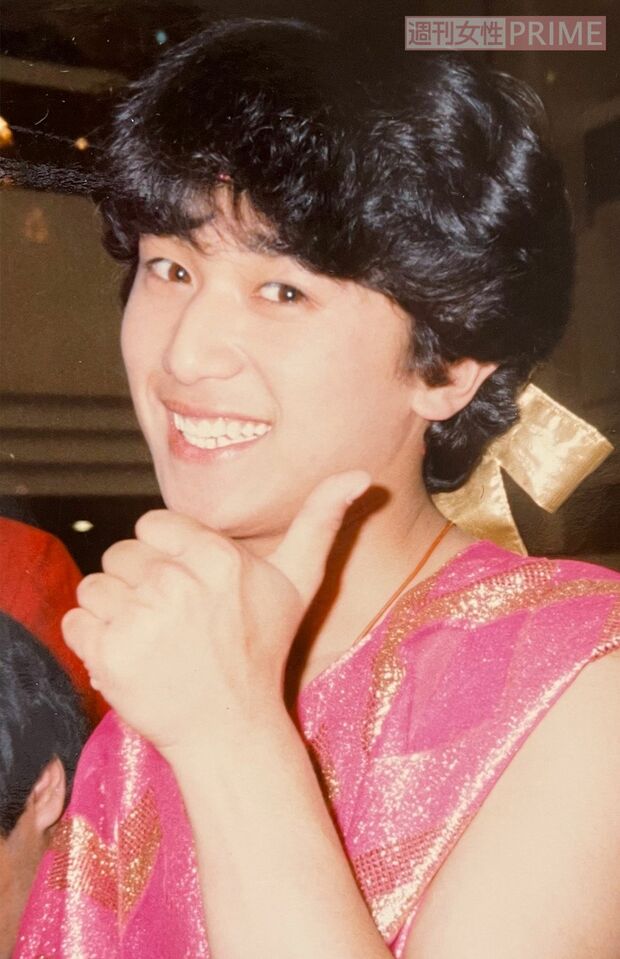 '82年、デビュー当時の新田。