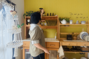 きんのさん　1969年生まれ。49歳のとき、80代の母の介護をきっかけに都内に購入したマンションから築50年超えの団地に引っ越し早めの老い支度を始める。ブログ「団地日記」（写真／本人提供）