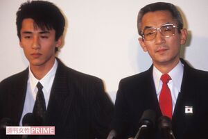 若かりし頃の木村一八と横山やすし