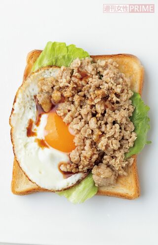 鶏そぼろガパオ風