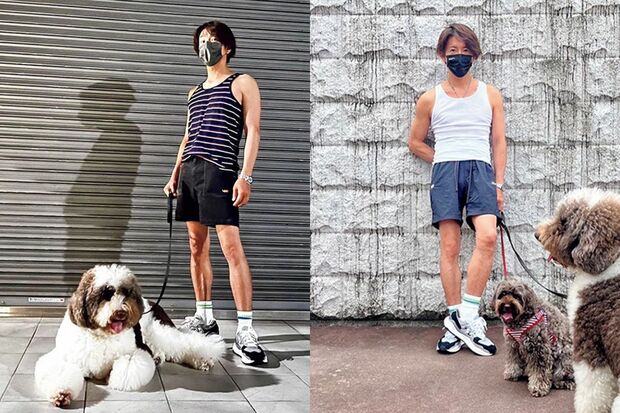 盛夏の“さんさん”コーデ。40代最後の肌見せに感謝。汗ジミもファンには尊い（木村拓哉のインスタグラムより）