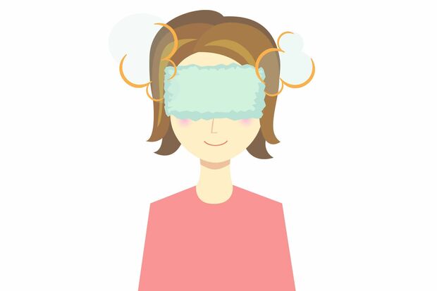 読書の秋、目の疲れに番茶湿布