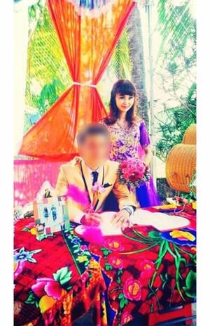 亡くなったヴォ・ティ・レ・クインさんと夫（フェイスブックより）