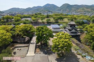熊本城・天守閣からの眺め(2022年撮影) 撮影/編集部