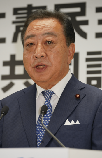中道改革連合の共同代表を辞任した野田佳彦氏
