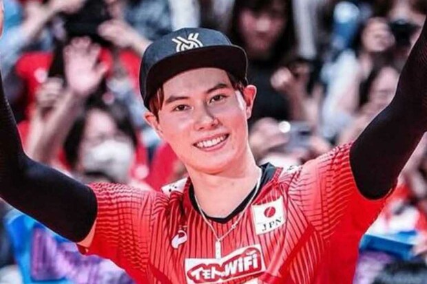 バレーボール男子日本代表の高橋藍(本人のインスタグラムより)