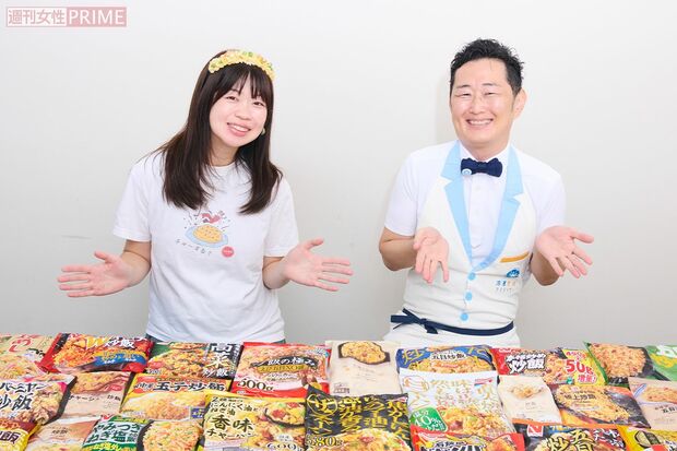 ジャッジしてくれた西川剛史さん（右）と佐藤樹里さん（左）