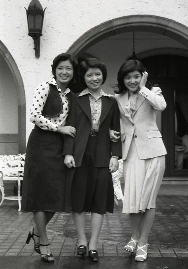 花の中三トリオ（桜田淳子、森昌子、山口百恵さん）