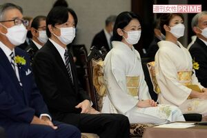 10月5日、都内で開かれた『ブループラネット賞』表彰式に臨席された秋篠宮ご夫妻