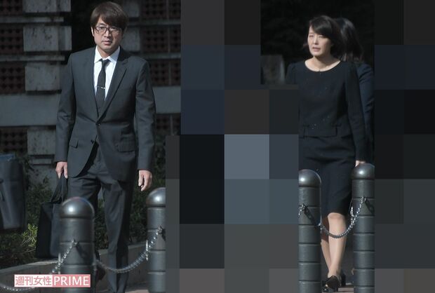 小学校の入学式に訪れた大竹と中村