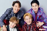 THE RAMPAGE　From EXILE TRIBE、左上から時計回りに陣、長谷川慎、浦川翔平、吉野北人　撮影／山田智絵