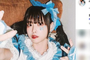 「1週間お風呂に入らない」という、アイドルグループ『煌めき☆アンフォレント』の鈴木Mob.（本人のインスタグラムより）