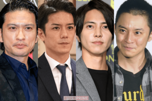 （左から）長瀬智也、滝沢秀明、山下智久、渋谷すばる