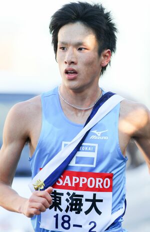 東海大の村澤明伸さん(86回2区) 写真/アフロ