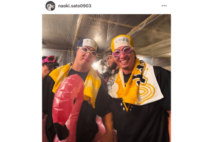 福岡ソフトバンクホークスの佐藤直樹外野手(本人のインスタグラムより)