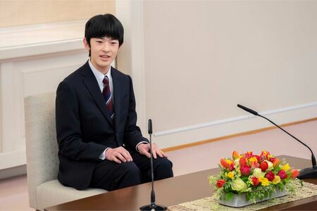 落ち着いた受け答えが印象的だった、成年に際しての記者会見