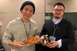 2020年1月10日、渡部建のラジオ番組にゲスト出演した鳥羽周作(『J-WAVE』公式サイトより)